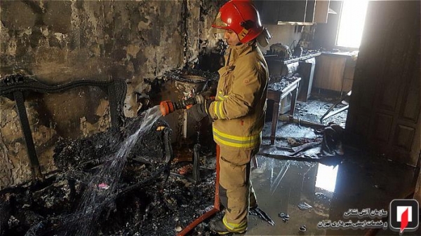 اعلام حریق | آتش سوزی در خانه مسکونی